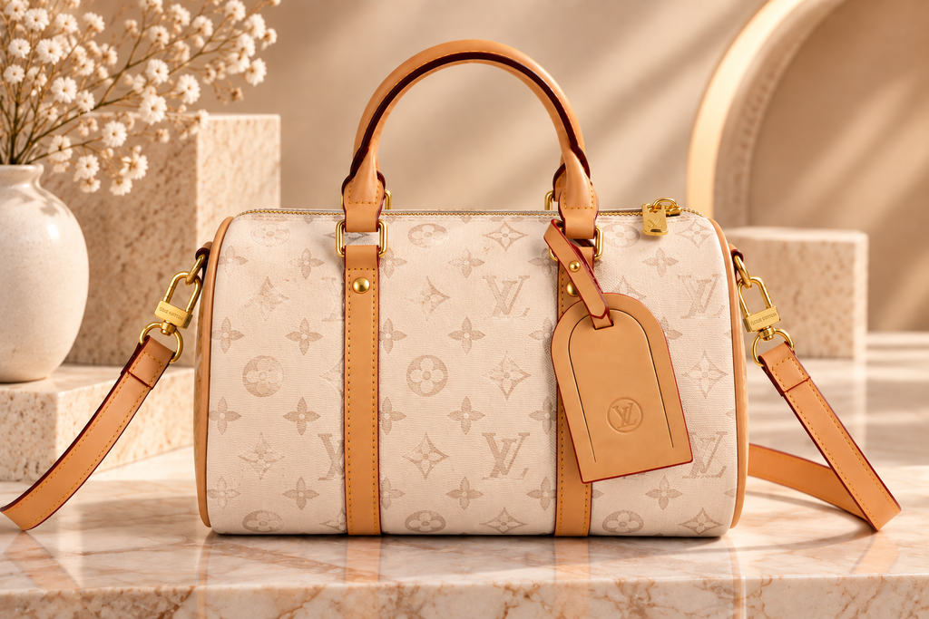 Fashion Monogram Mini Boston Crossbody Bag