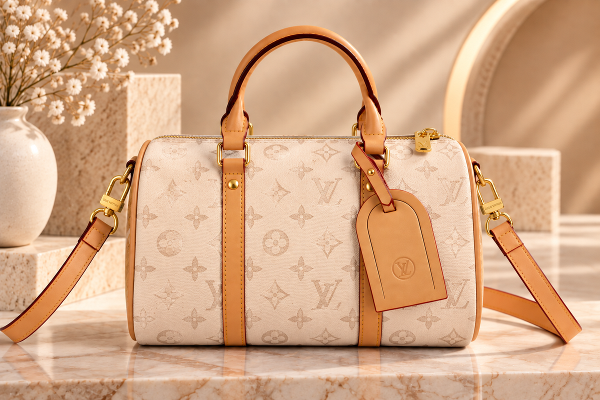 Fashion Monogram Mini Boston Crossbody Bag