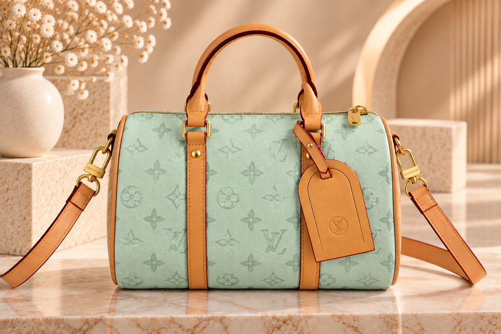 Fashion Monogram Mini Boston Crossbody Bag
