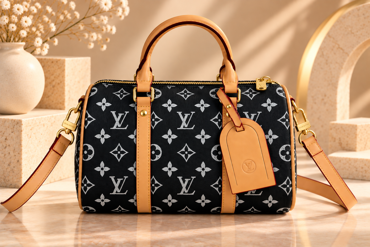Fashion Monogram Mini Boston Crossbody Bag