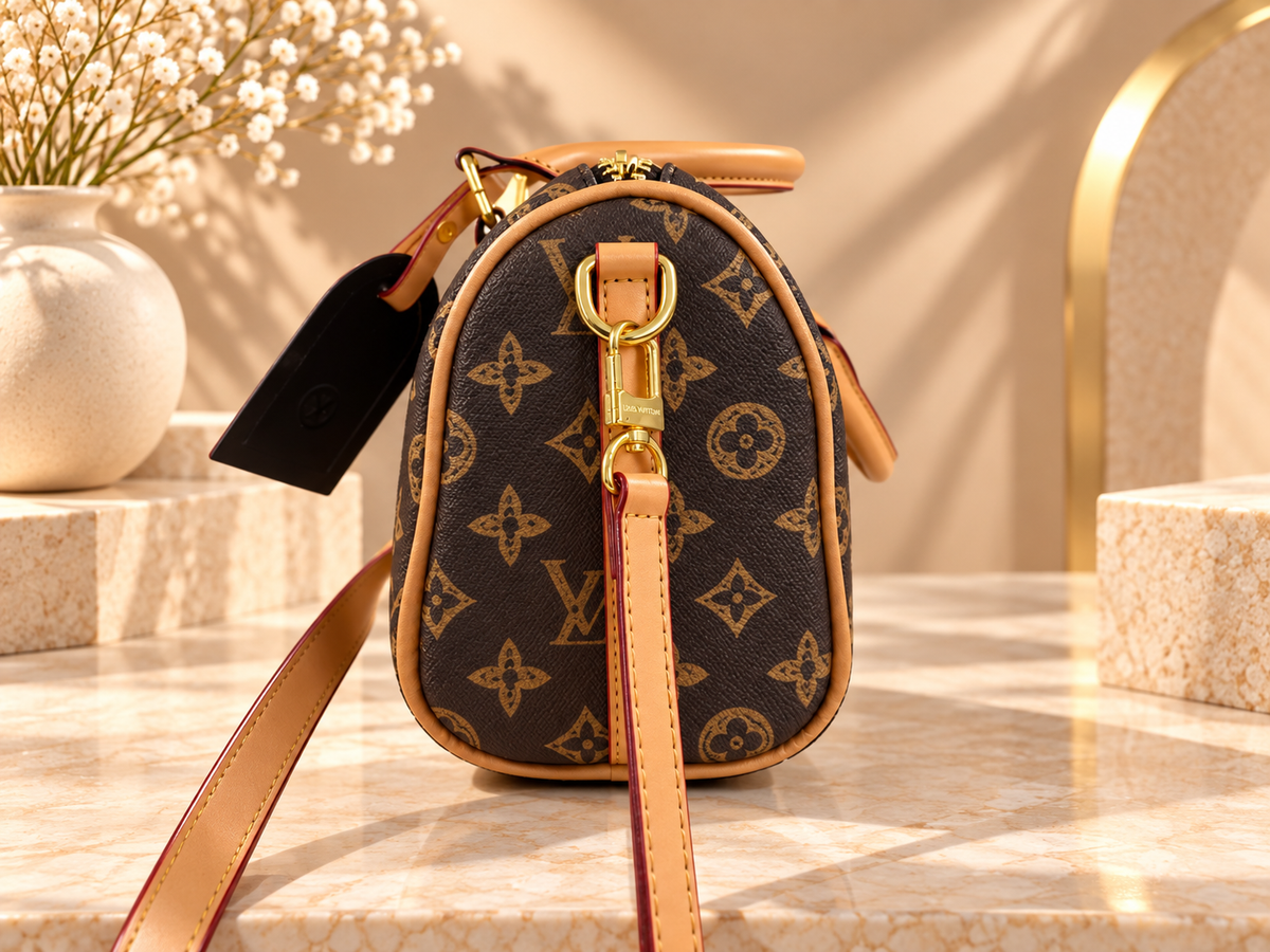Fashion Monogram Mini Boston Crossbody Bag