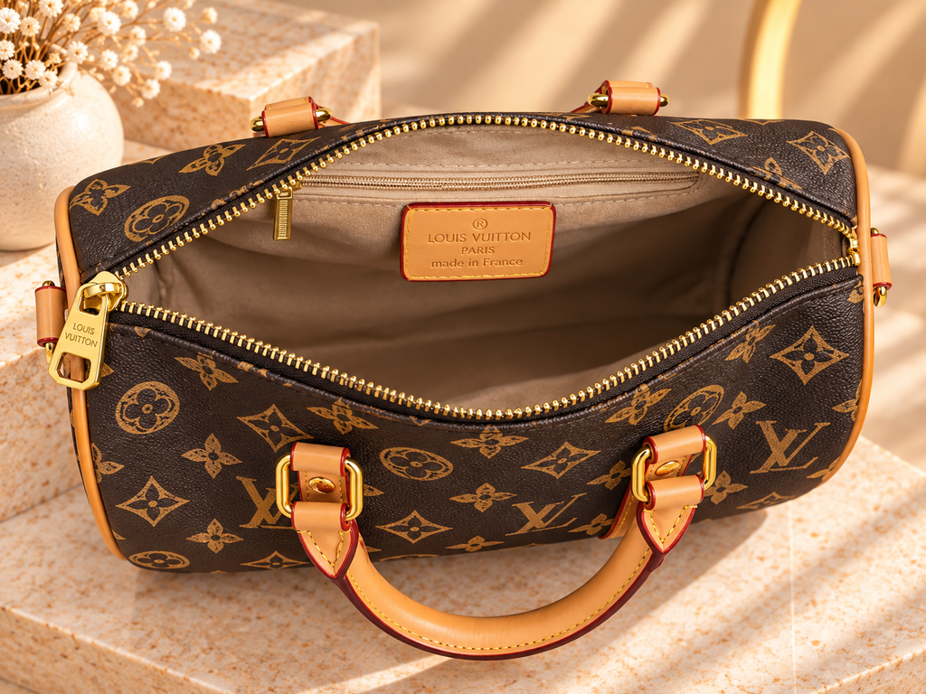 Fashion Monogram Mini Boston Crossbody Bag