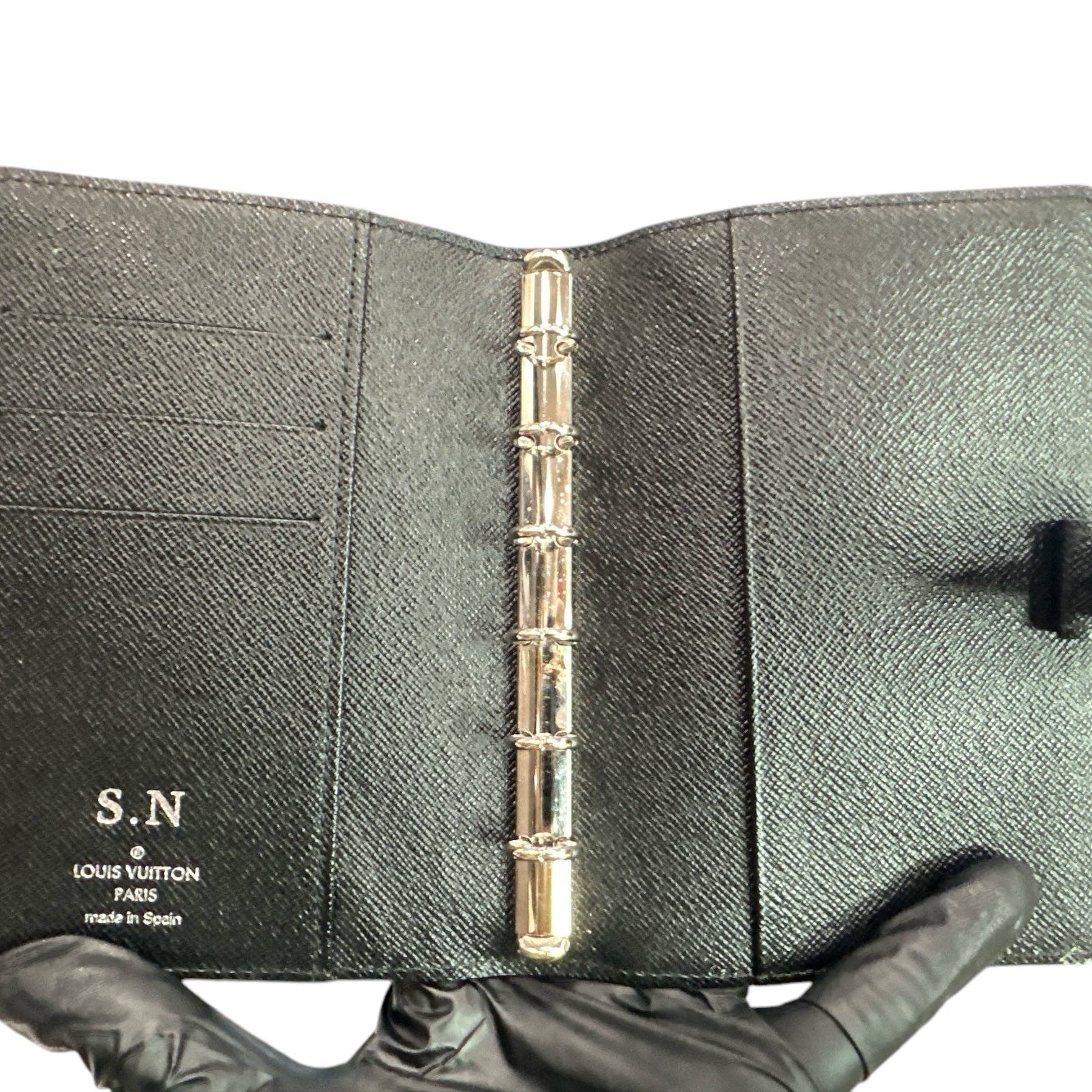 Louis Vuitton  Epi Small Ring Agenda Cover Black - Clairely Amazing