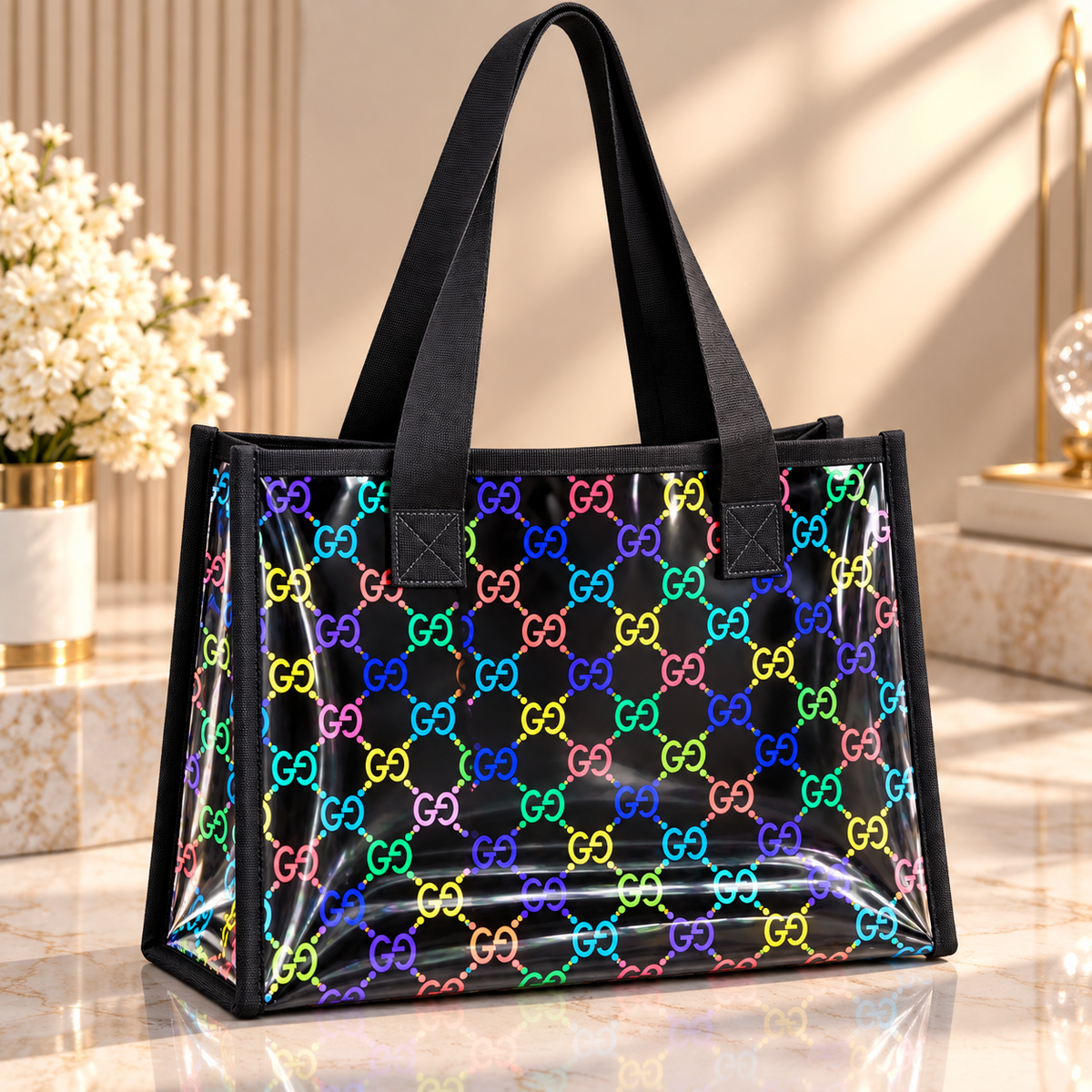 ⭐️Fashion Clear Monogram Tote Bag - Multiple Colors