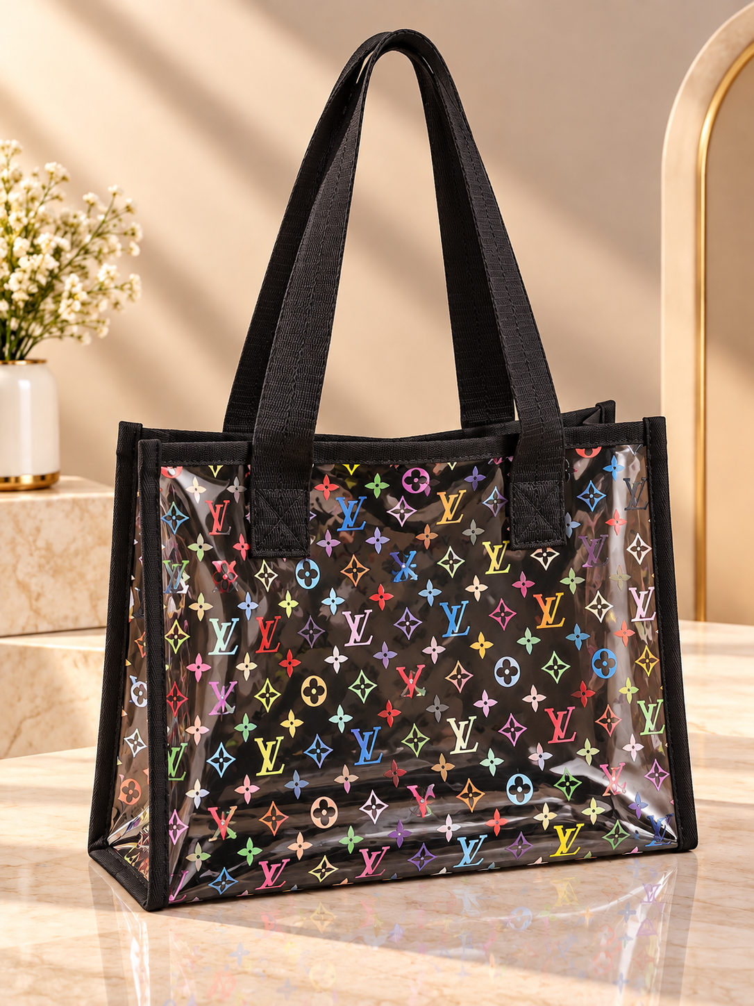 ⭐️Fashion Clear Monogram Tote Bag - Multiple Colors