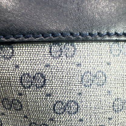 GUCCI Navy Blue Micro GG Pattern Pouch - Clairely Amazing