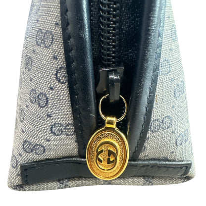GUCCI Navy Blue Micro GG Pattern Pouch - Clairely Amazing