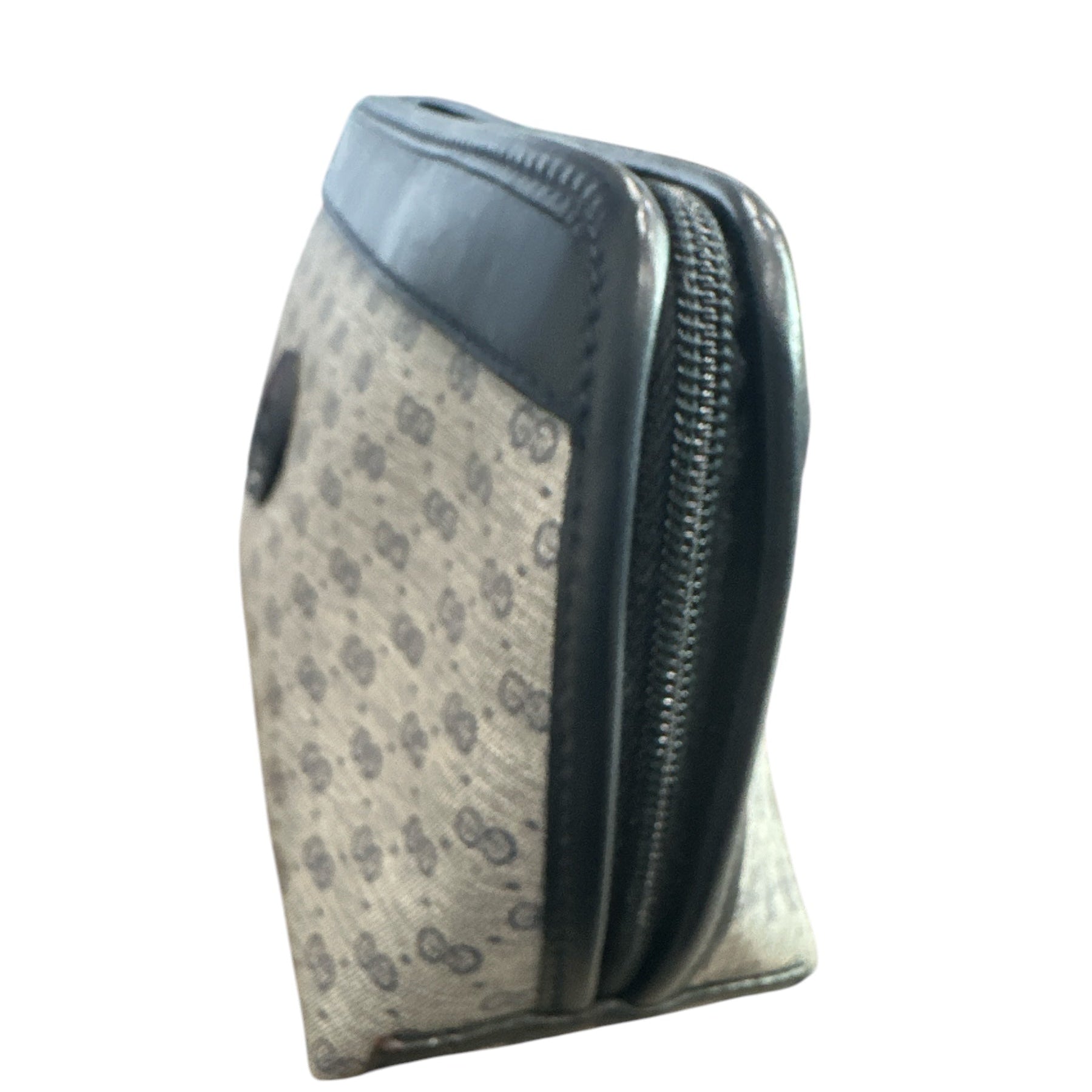 GUCCI Navy Blue Micro GG Pattern Pouch - Clairely Amazing