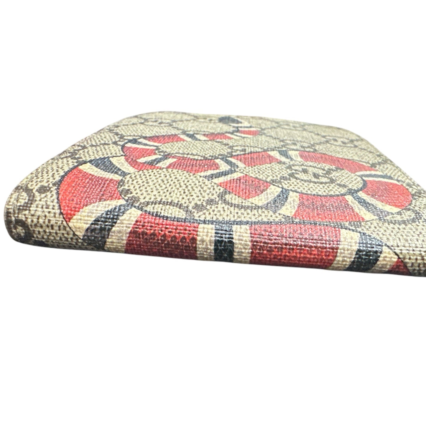 Gucci GG Supreme Canvas King Snake bifold wallet - Clairely Amazing