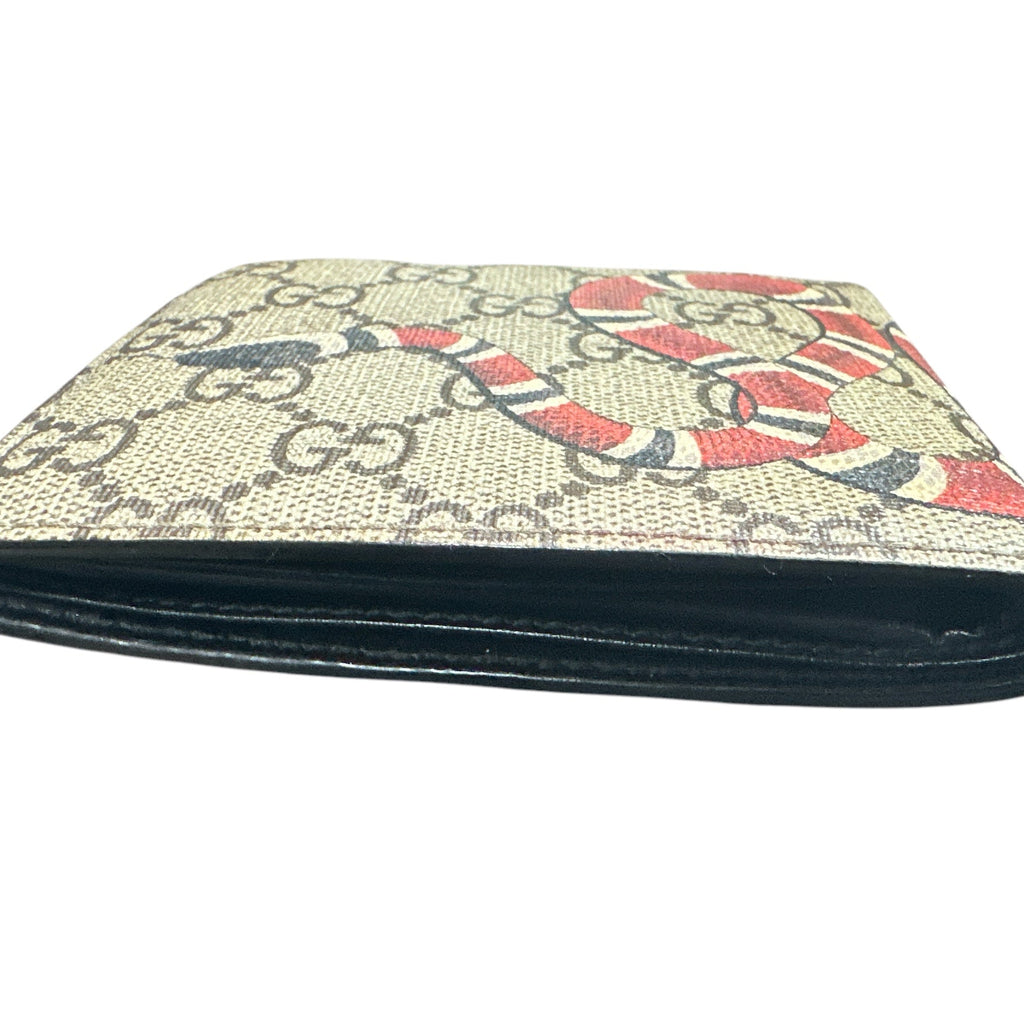 Gucci GG Supreme Canvas King Snake bifold wallet - Clairely Amazing