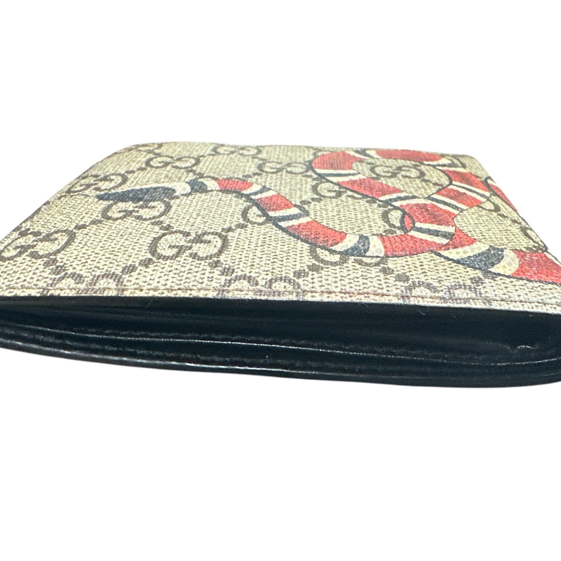 Gucci GG Supreme Canvas King Snake bifold wallet - Clairely Amazing