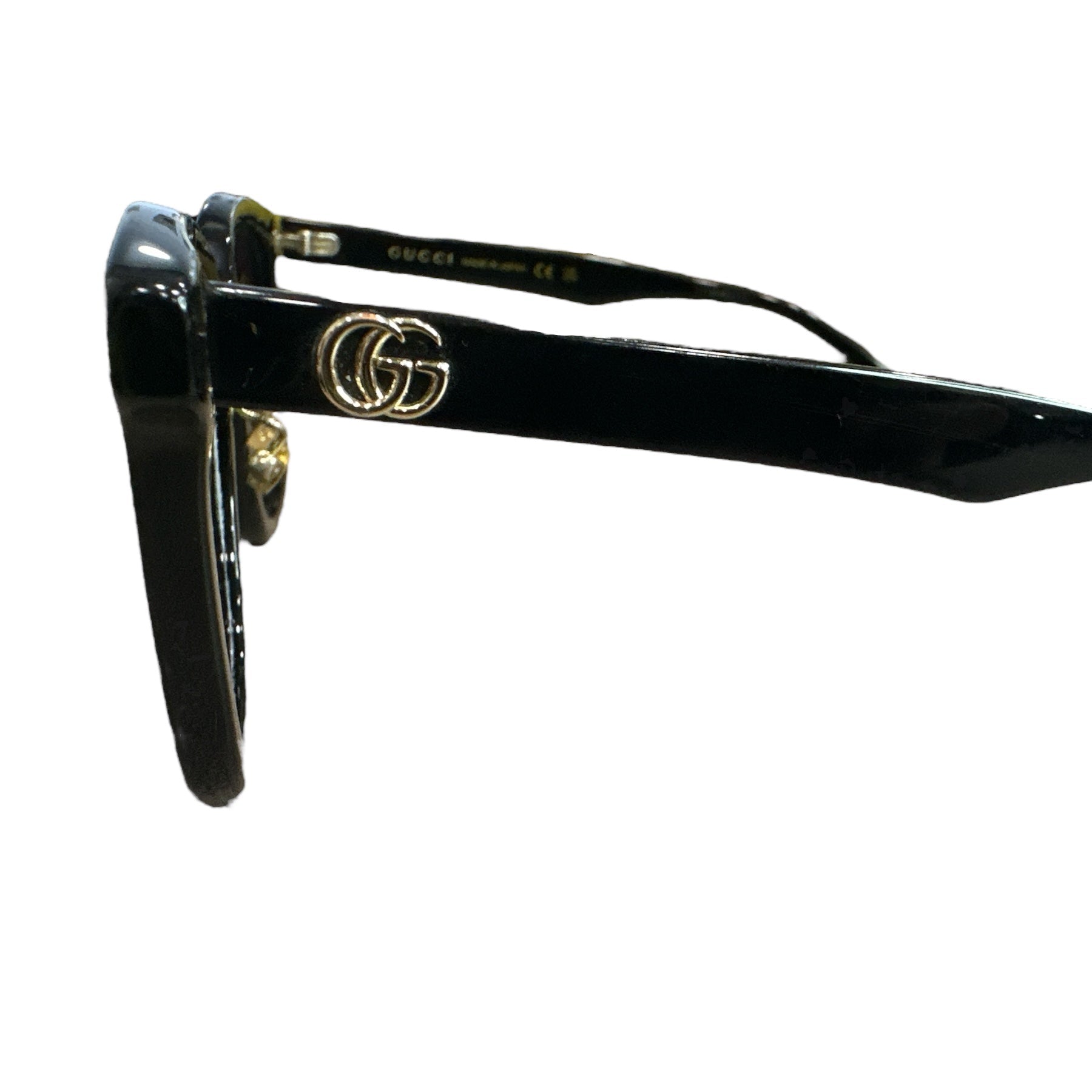 Gucci GG Marmot Black & Gold Sunglasses - Clairely Amazing