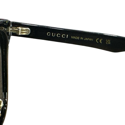 Gucci GG Marmot Black & Gold Sunglasses - Clairely Amazing
