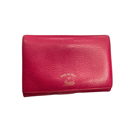 Gucci Calfskin Continental Wallet Blossom - Clairely Amazing