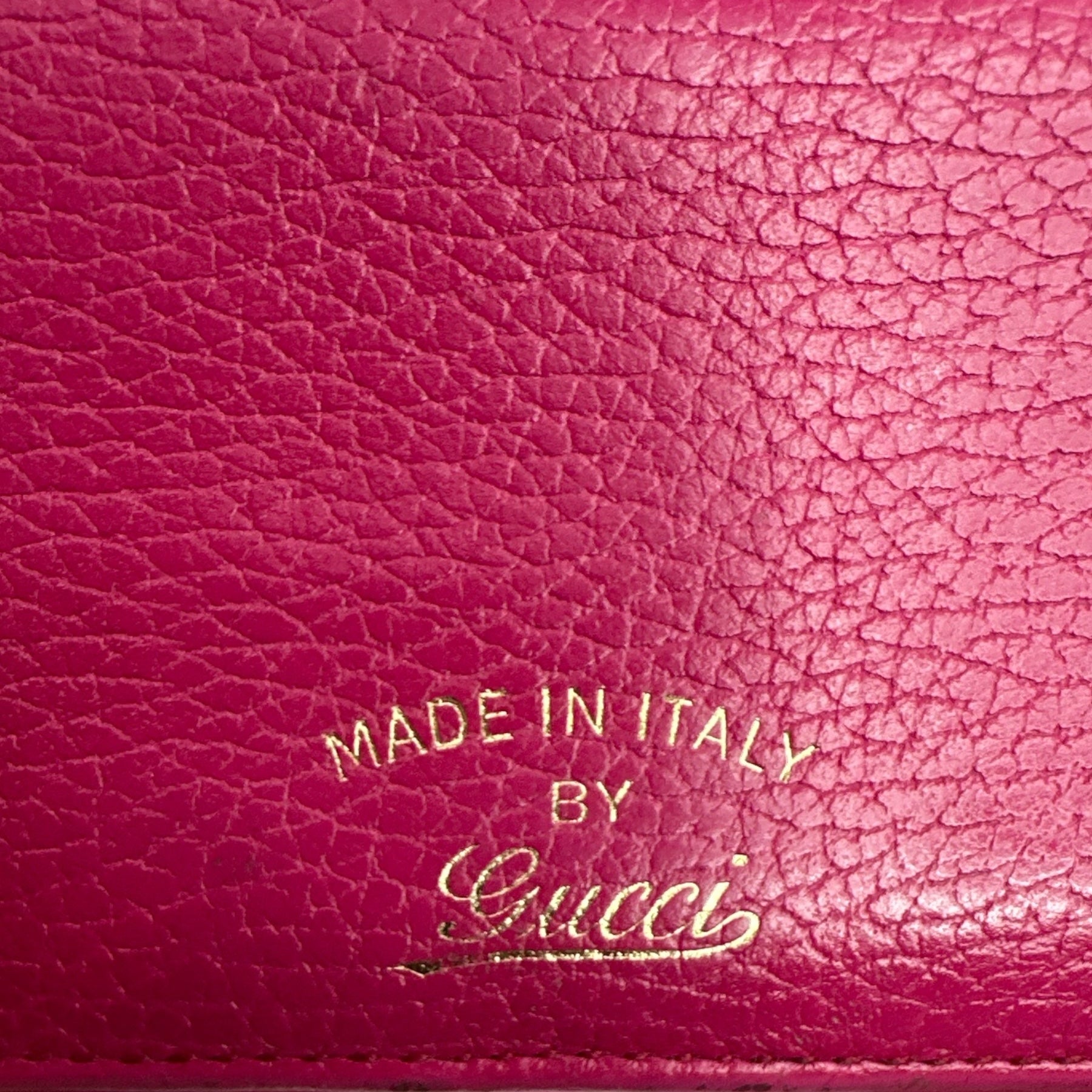 Gucci Calfskin Continental Wallet Blossom - Clairely Amazing