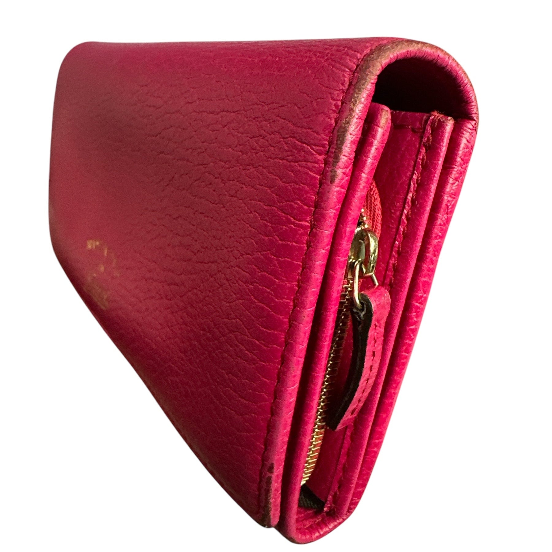 Gucci Calfskin Continental Wallet Blossom - Clairely Amazing