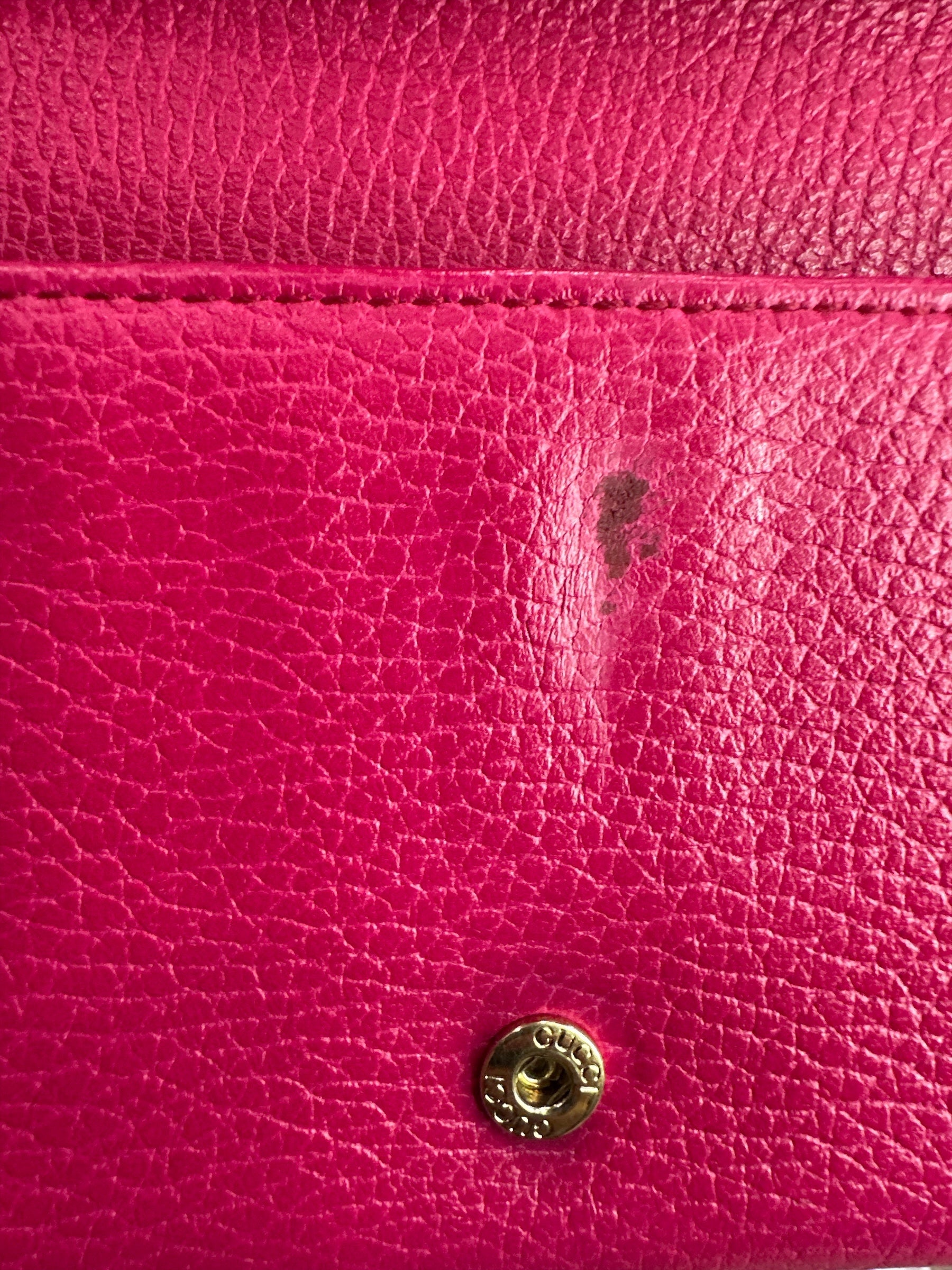 Gucci Calfskin Continental Wallet Blossom - Clairely Amazing