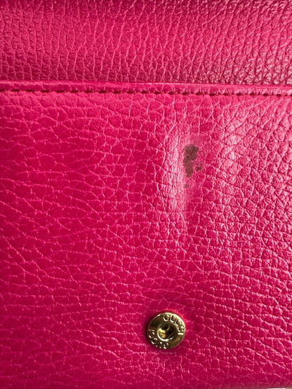 Gucci Calfskin Continental Wallet Blossom - Clairely Amazing