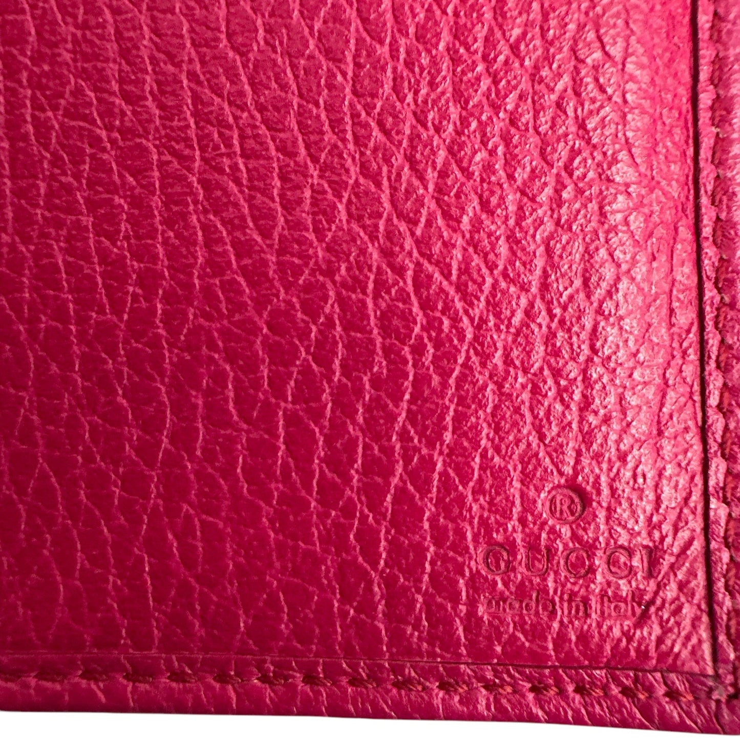 Gucci Calfskin Continental Wallet Blossom - Clairely Amazing
