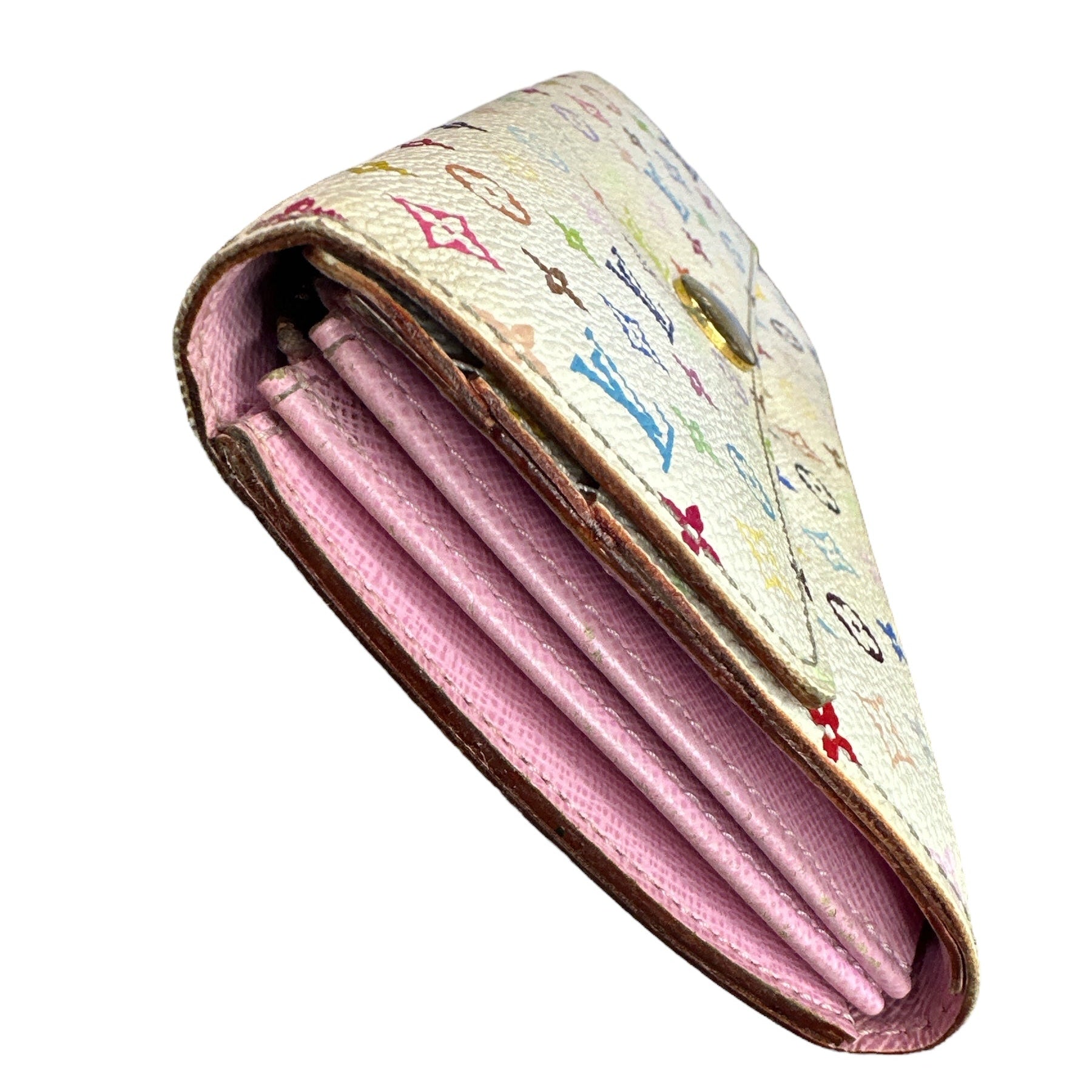 Louis Vuitton 2012 Multicolore Monogram Pattern Sarah Wallet - Clairely Amazing