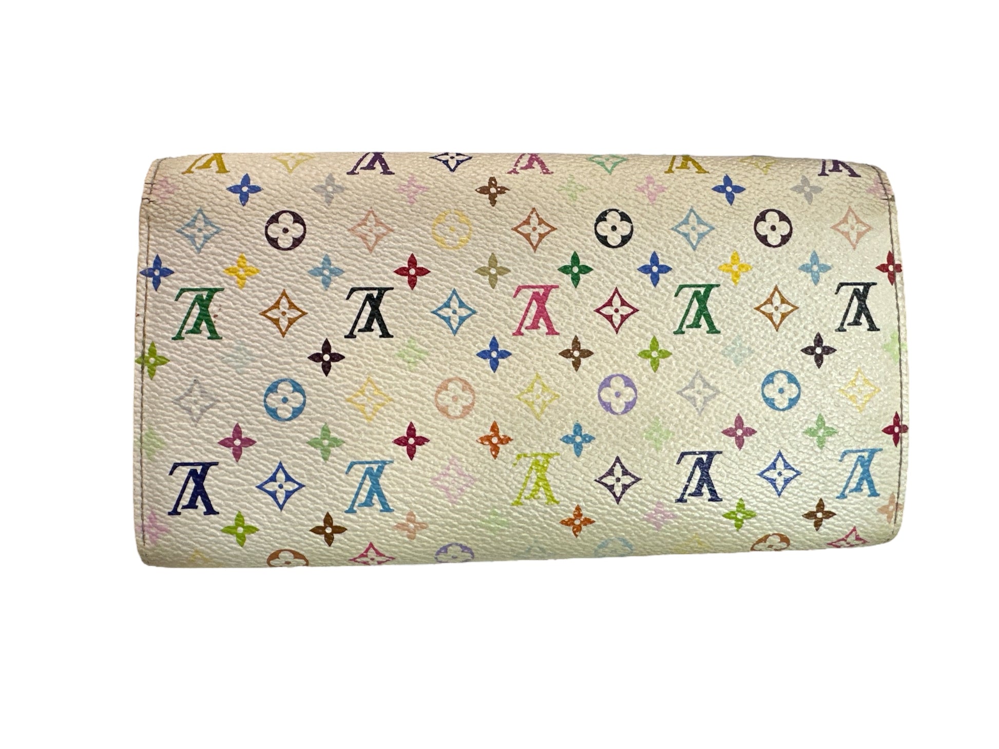 Louis Vuitton 2012 Multicolore Monogram Pattern Sarah Wallet - Clairely Amazing