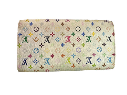 Louis Vuitton 2012 Multicolore Monogram Pattern Sarah Wallet - Clairely Amazing