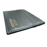 Gucci Black & Gold 4-slot Card Holder - Clairely Amazing