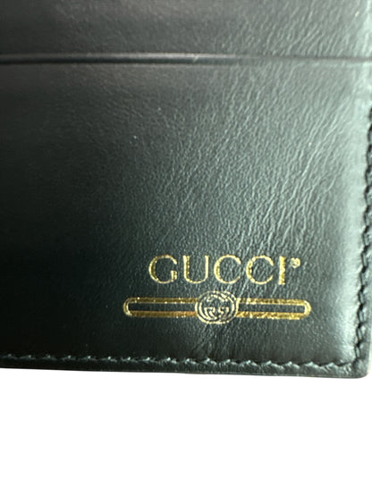 Gucci Black & Gold 4-slot Card Holder - Clairely Amazing