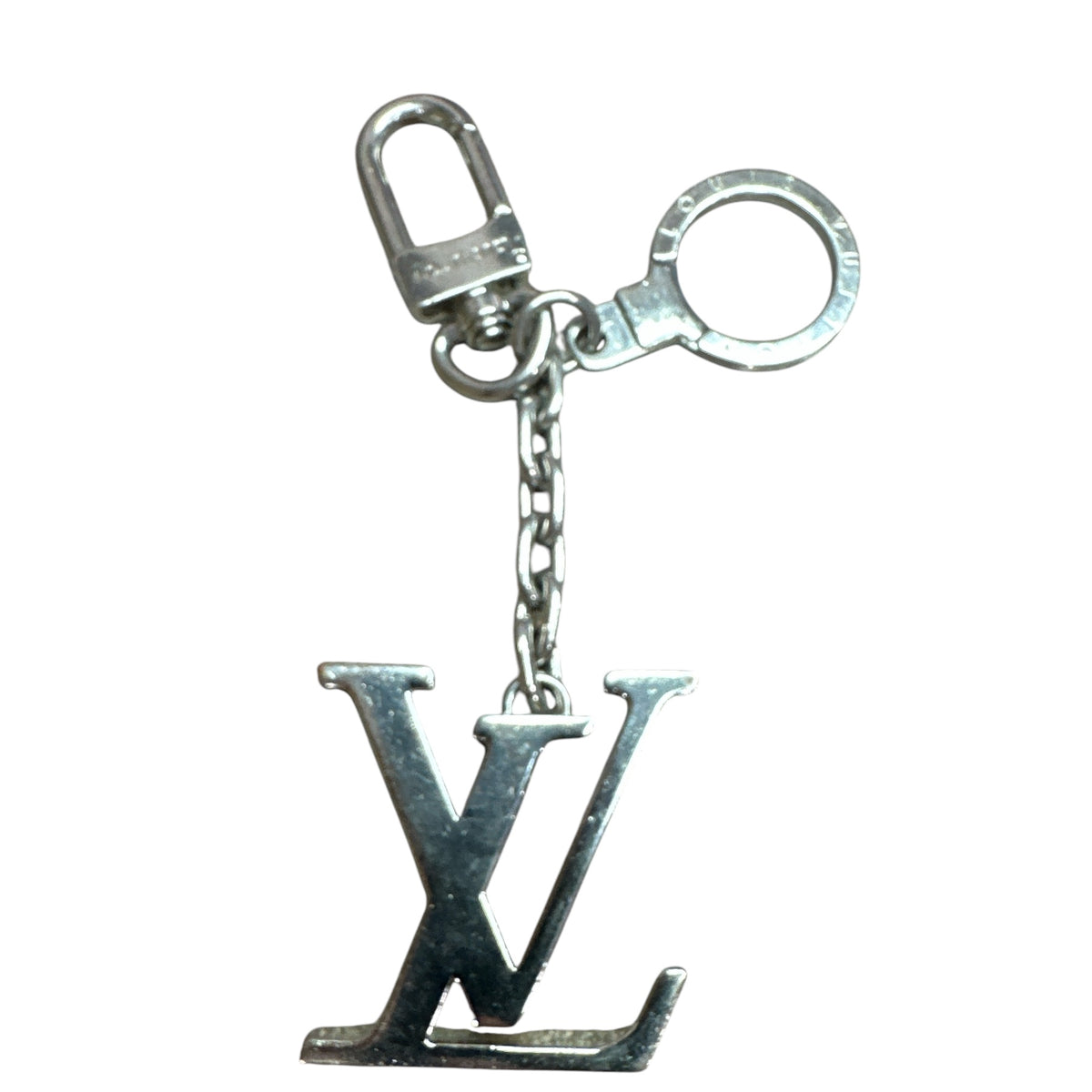 Louis Vuitton LV Silver Bag Charm Keychain - Clairely Amazing