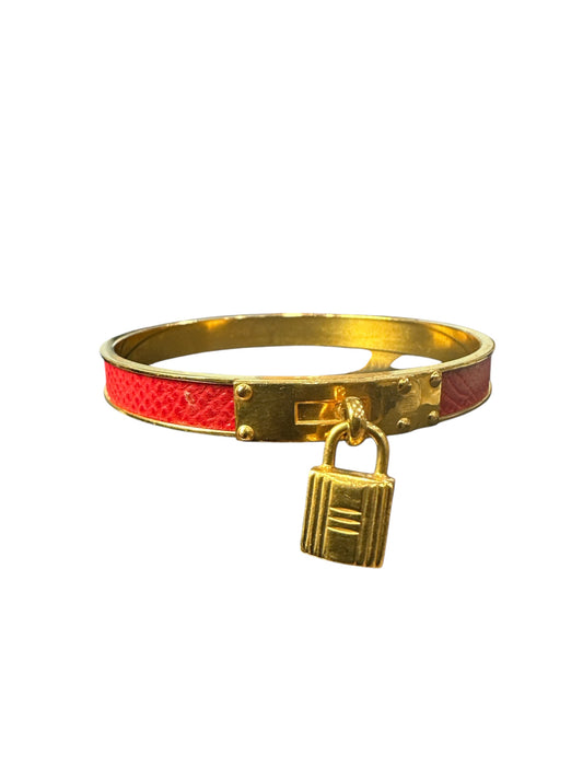 Hermes Kelly Lock Cadena Charm Bracelet - Clairely Amazing