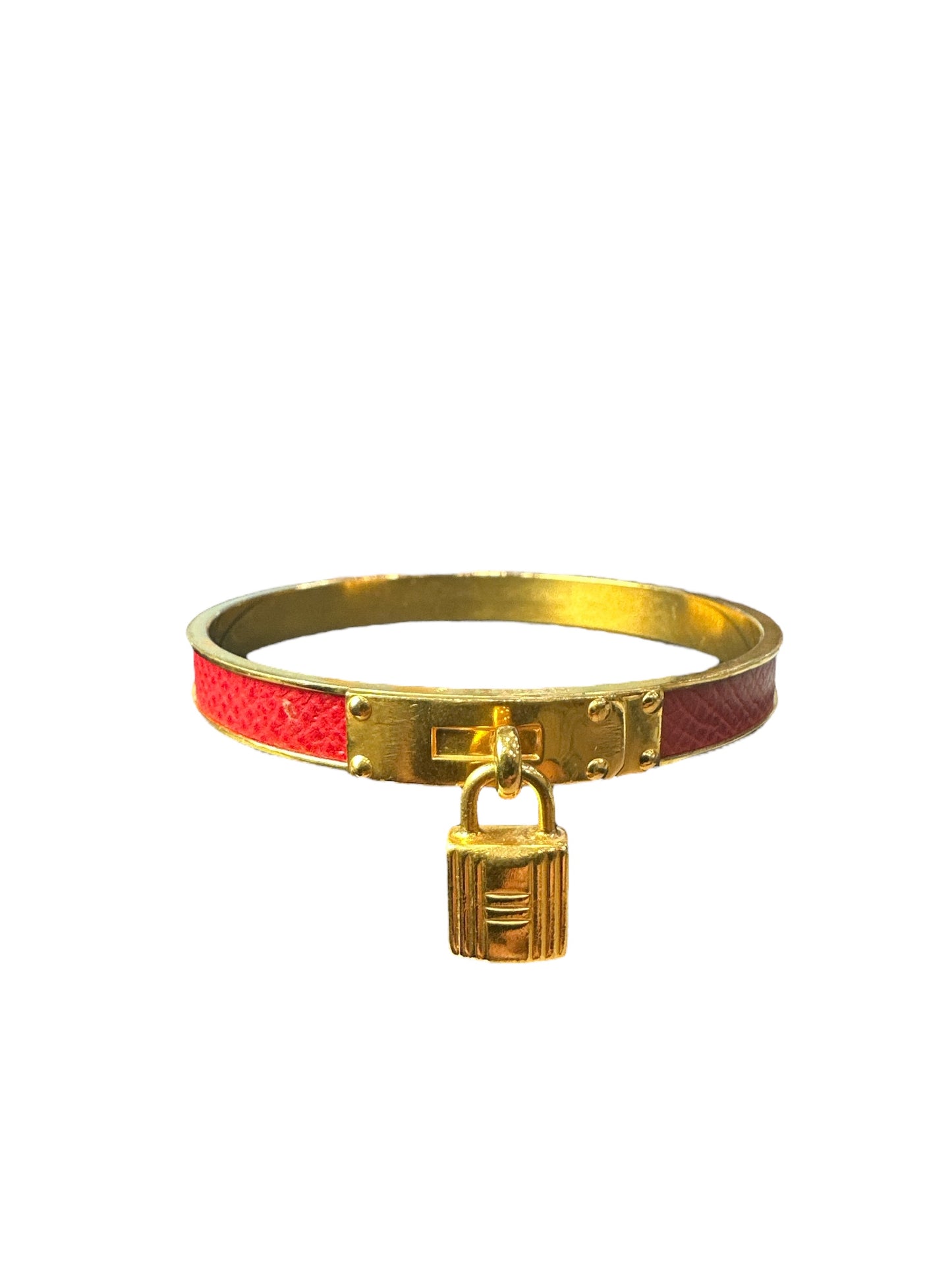 Hermes Kelly Lock Cadena Charm Bracelet - Clairely Amazing