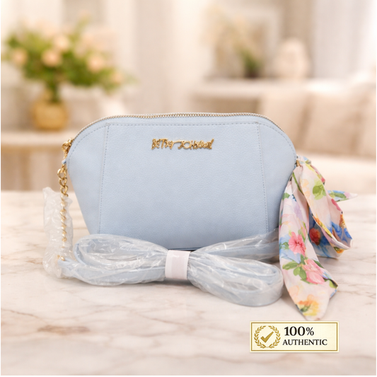 Betsey Johnson Women's XO Anaya Crossbody with Scarf and Chain Strap Handbag