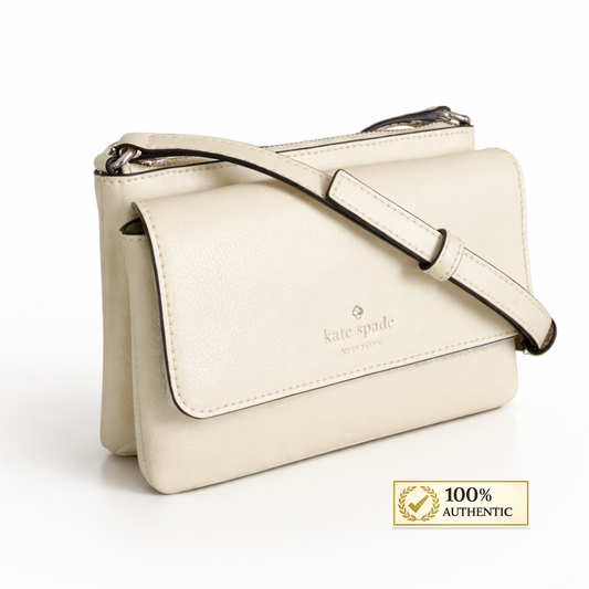 kate spade new york Greene Street Karlee Leather Crossbody Butter
