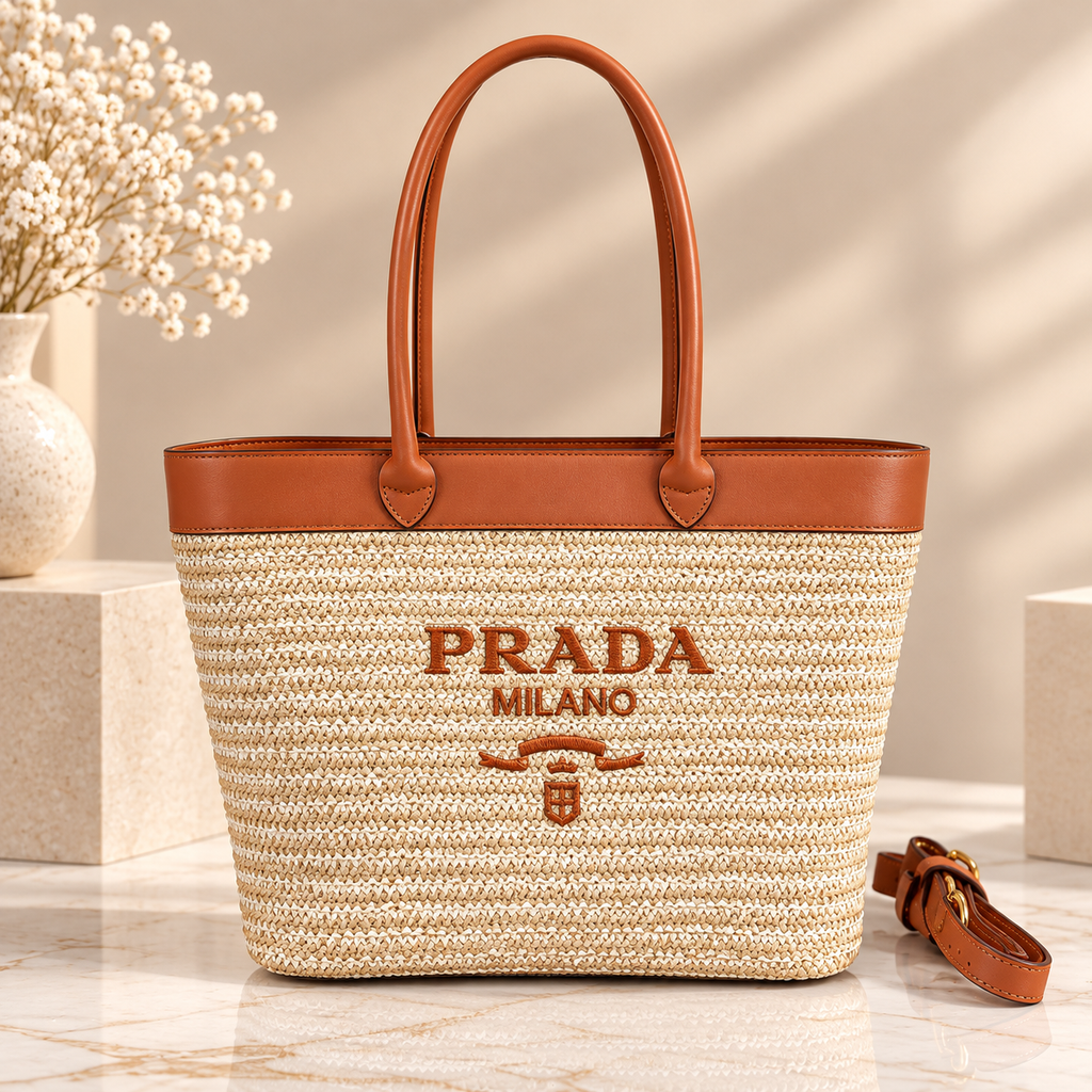 👑Fashion Designer-Inspired Woven Straw Tote Bag | Multiple Styles