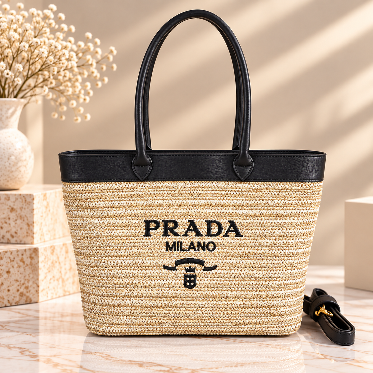 👑Fashion Designer-Inspired Woven Straw Tote Bag | Multiple Styles