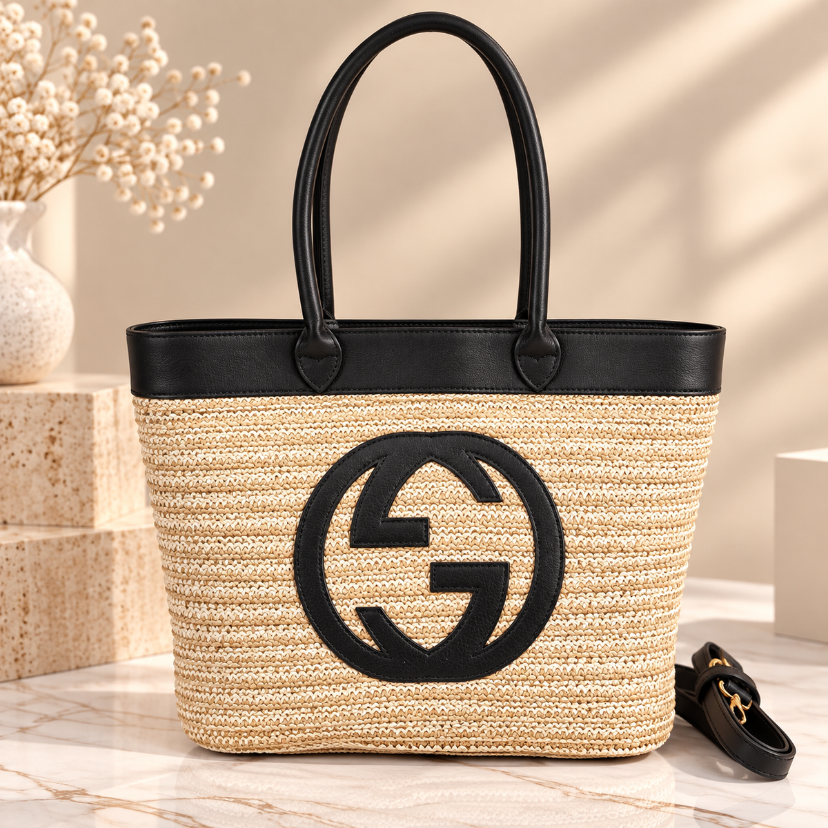 👑Fashion Designer-Inspired Woven Straw Tote Bag | Multiple Styles