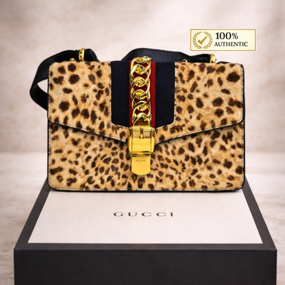 Gucci Sylvie pony-style calfskin handbag