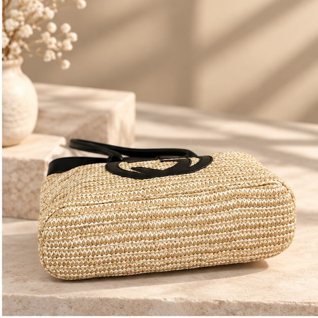👑Fashion Designer-Inspired Woven Straw Tote Bag | Multiple Styles