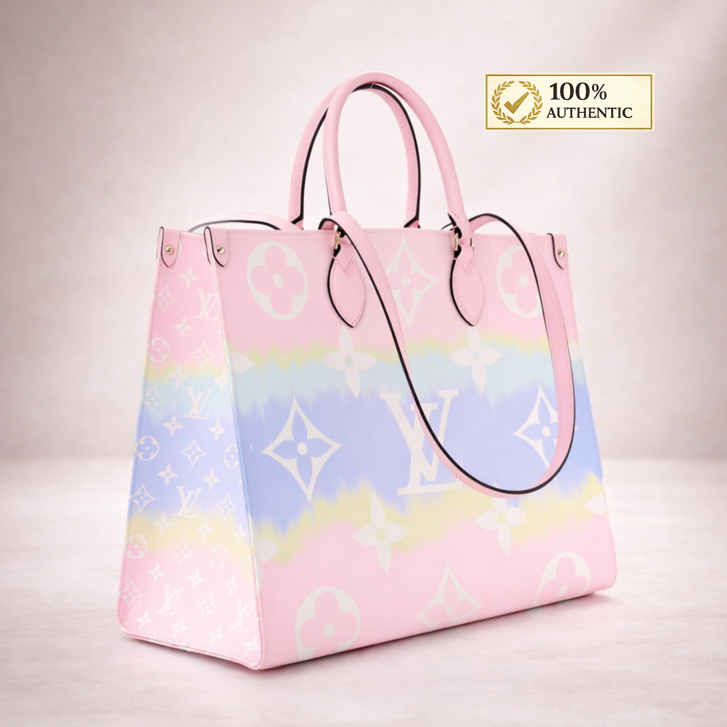 LOUIS VUITTON 
Monogram Escale Onthego GM Pastel