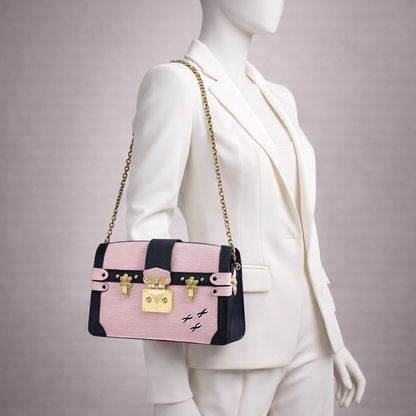 Louis Vuitton Epi Trunk Clutch Pink