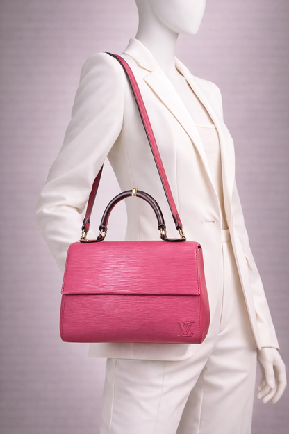 Louis Vuitton Epi Cluny BB in Hot Pink