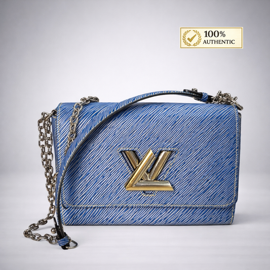 Epi Leather Twist Shoulder Bag