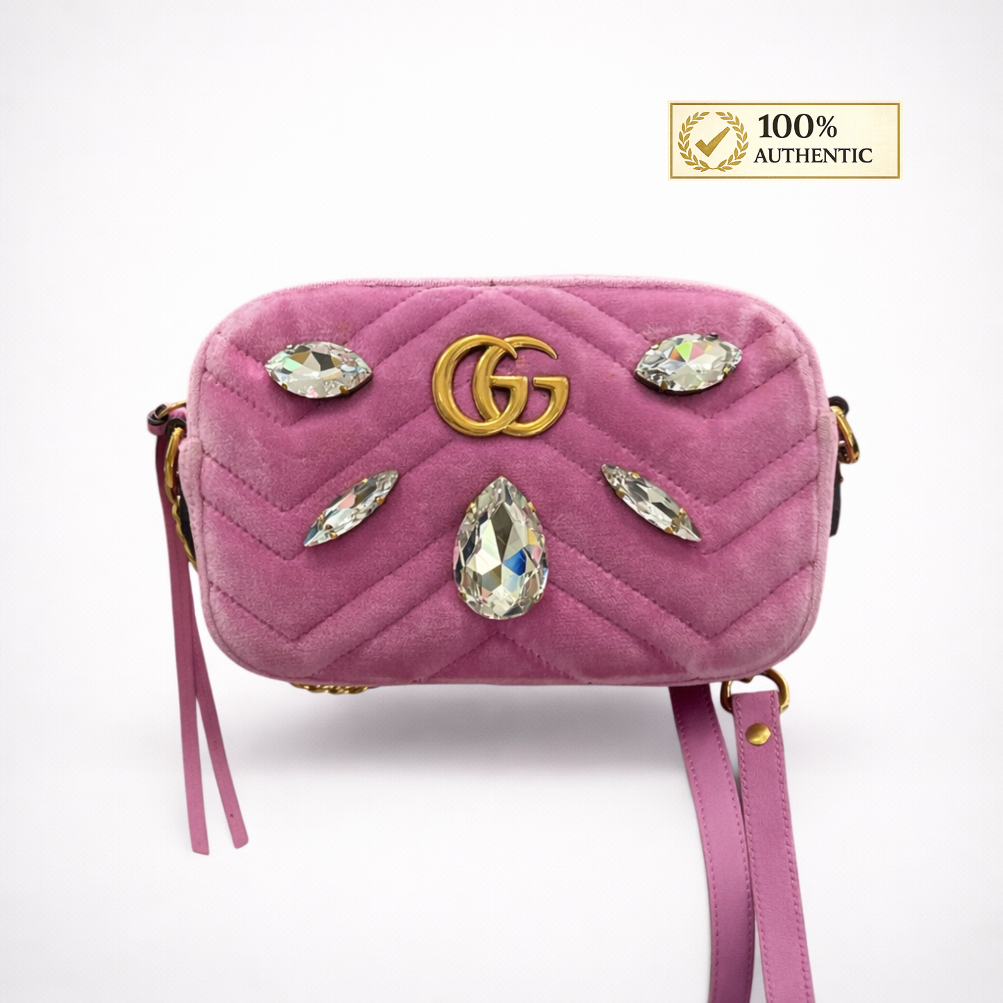 Gucci Velvet Mini Marmont