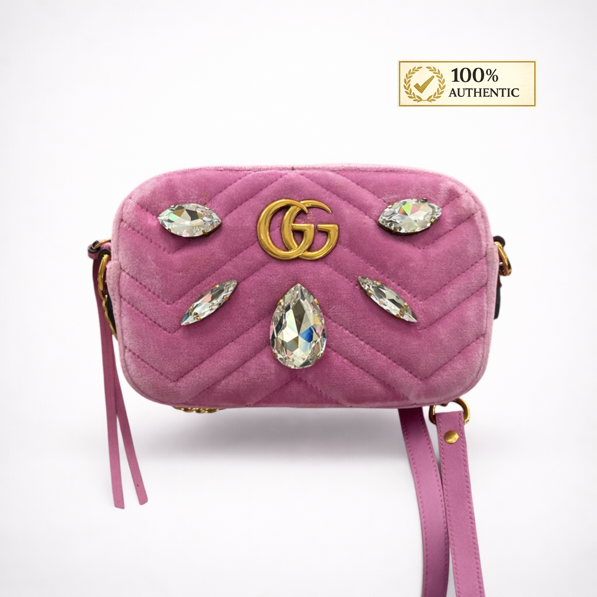 Gucci Velvet Mini Marmont
