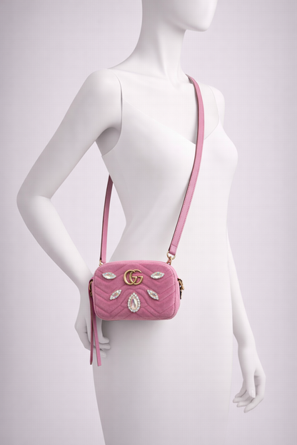 Gucci Velvet Mini Marmont