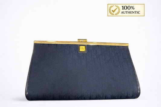 Christian Dior Navy Clutch