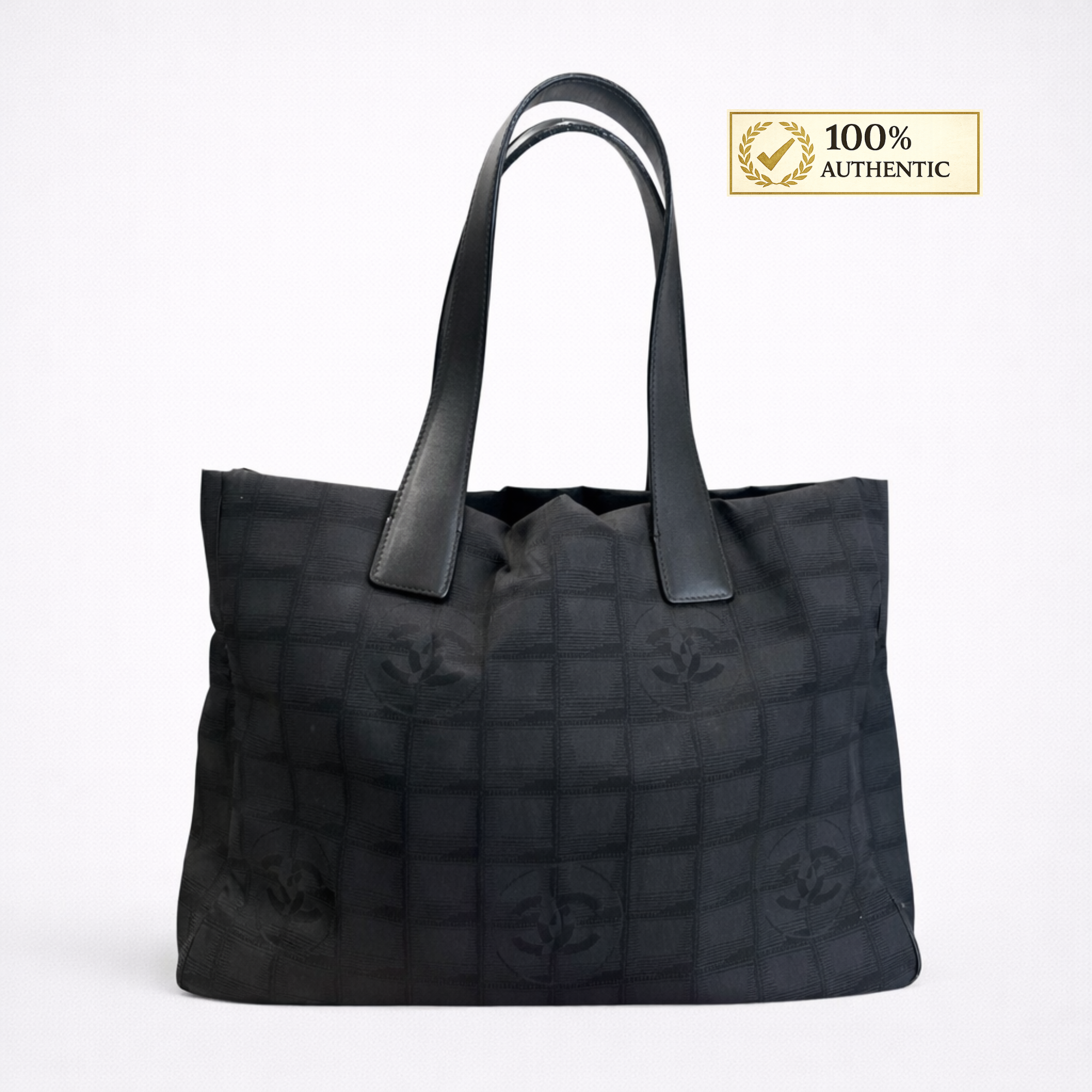Chanel Black Canvas Tote