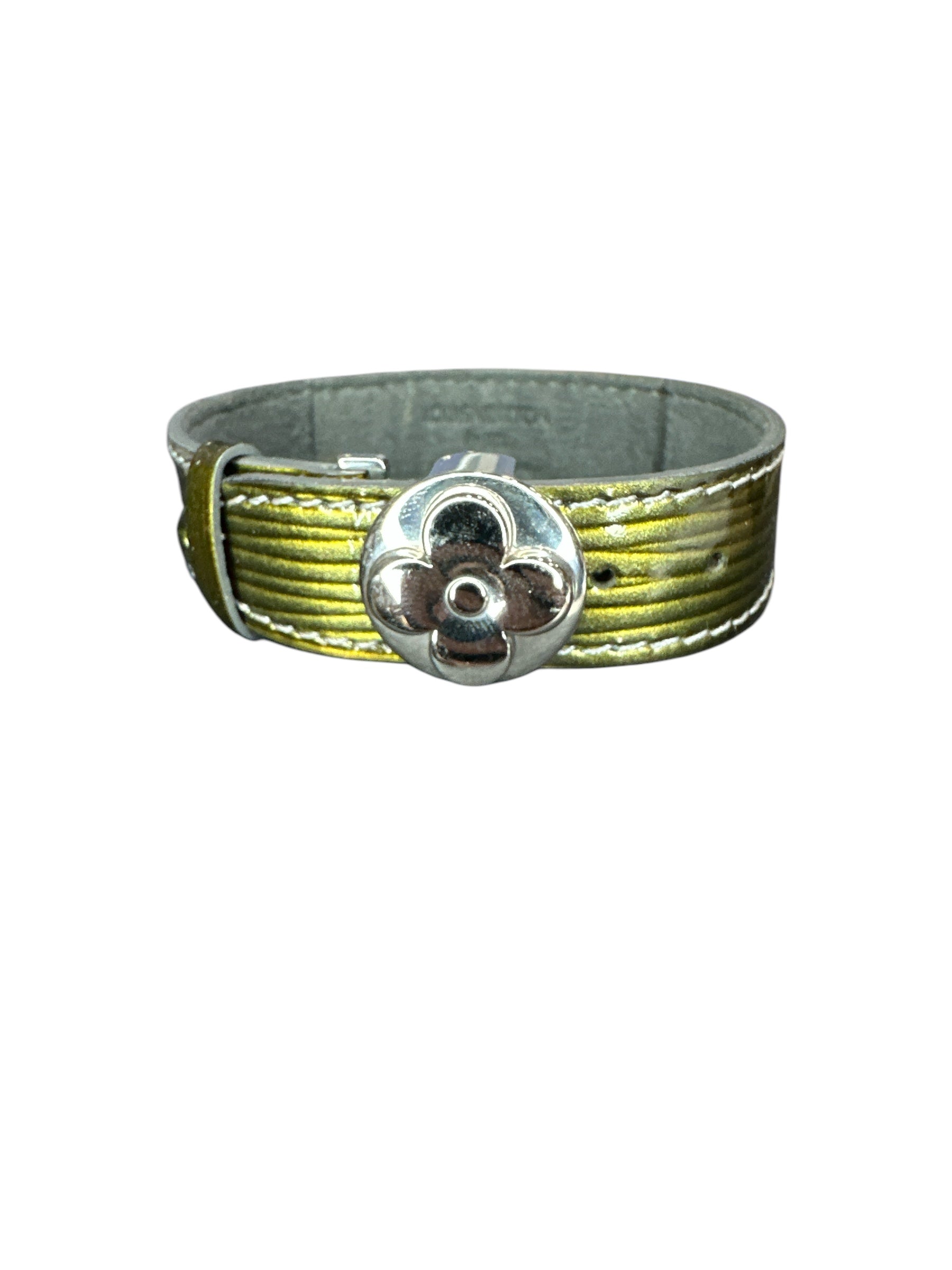Louis Vuitton Olive Epi Leather Wish Bracelet - Clairely Amazing