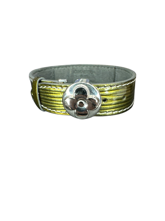 Louis Vuitton Olive Epi Leather Wish Bracelet - Clairely Amazing