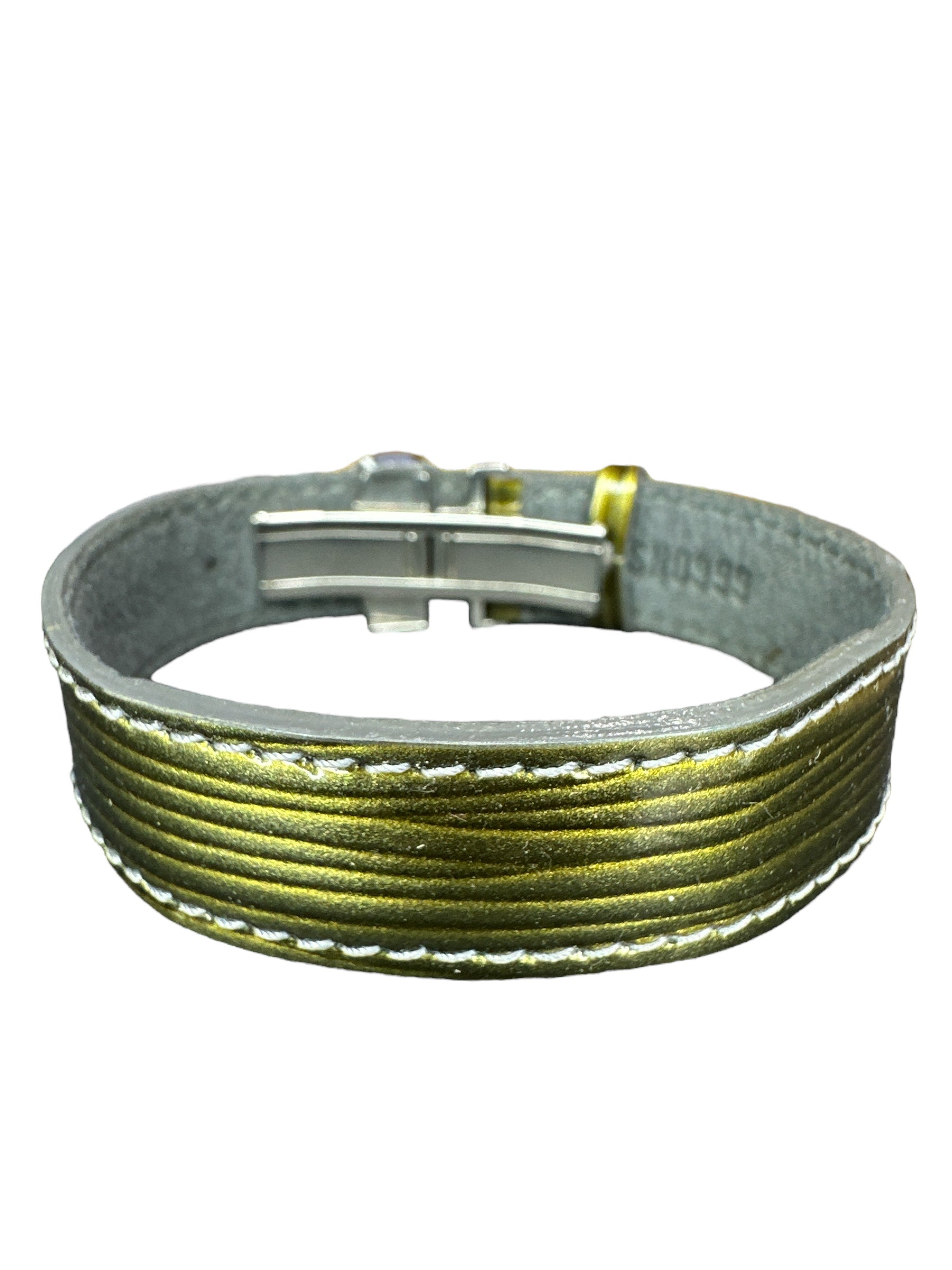 Louis Vuitton Olive Epi Leather Wish Bracelet - Clairely Amazing